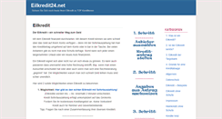 Desktop Screenshot of eilkredit24.net